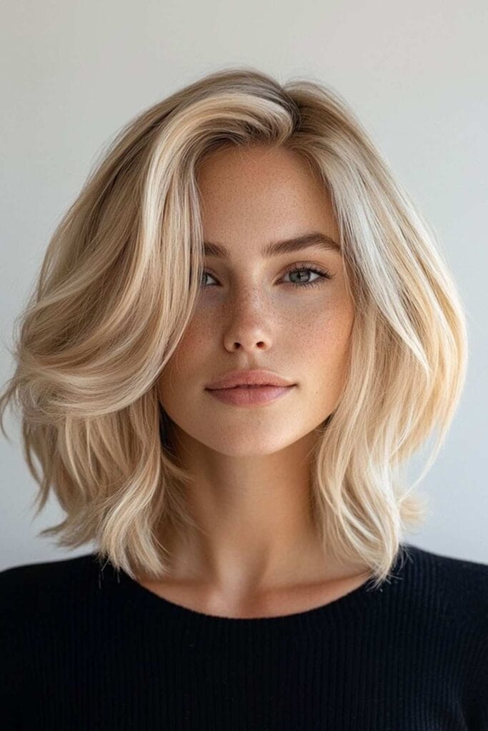 shoulder length haircut