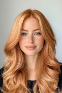 Strawberry blonde shade