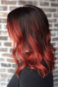 Red Balayage Hair
