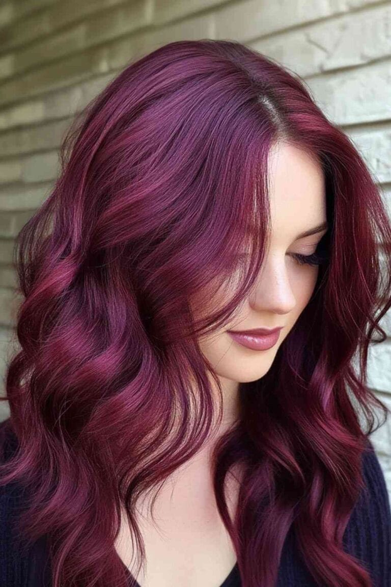 Plum to Wine: Finding Your Perfect Burgundy Hair Shade Berry Burgundy