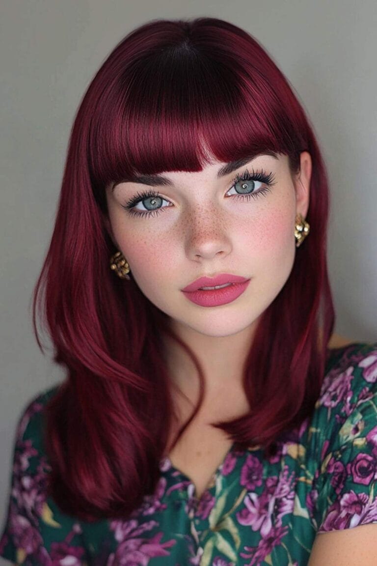 Plum to Wine: Finding Your Perfect Burgundy Hair Shade Blushedburgundy