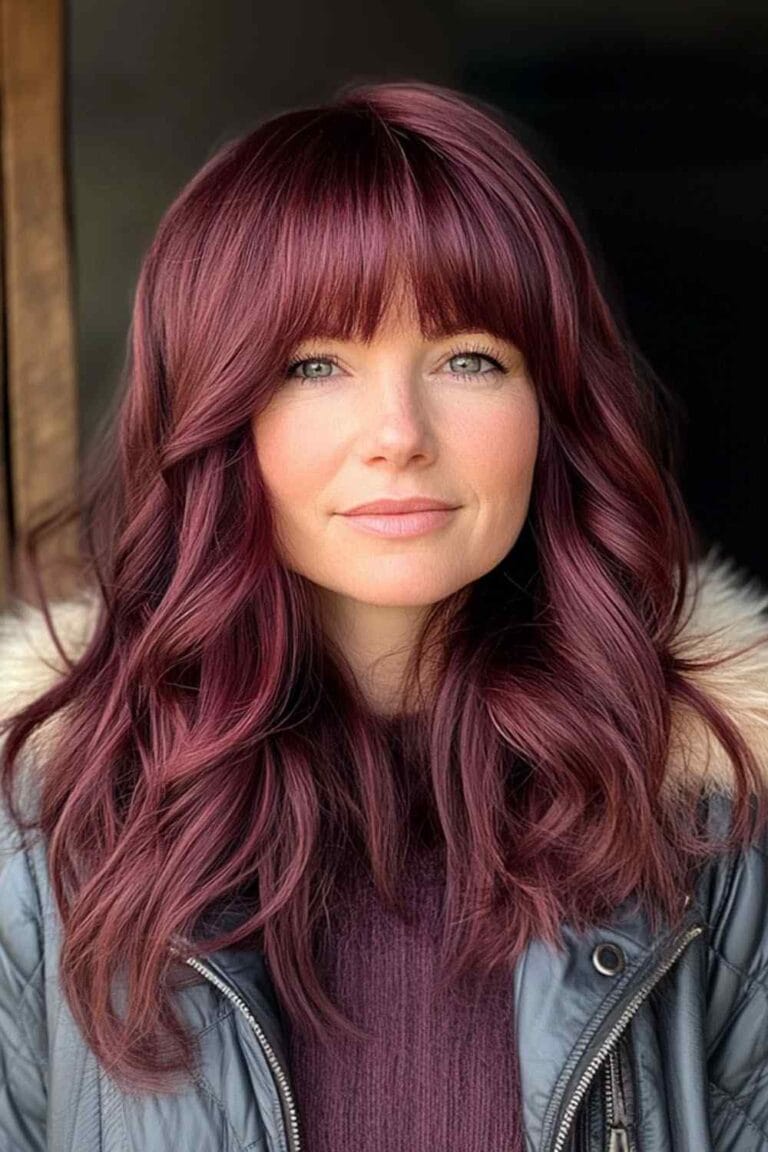 Plum to Wine: Finding Your Perfect Burgundy Hair Shade Currant Hair
