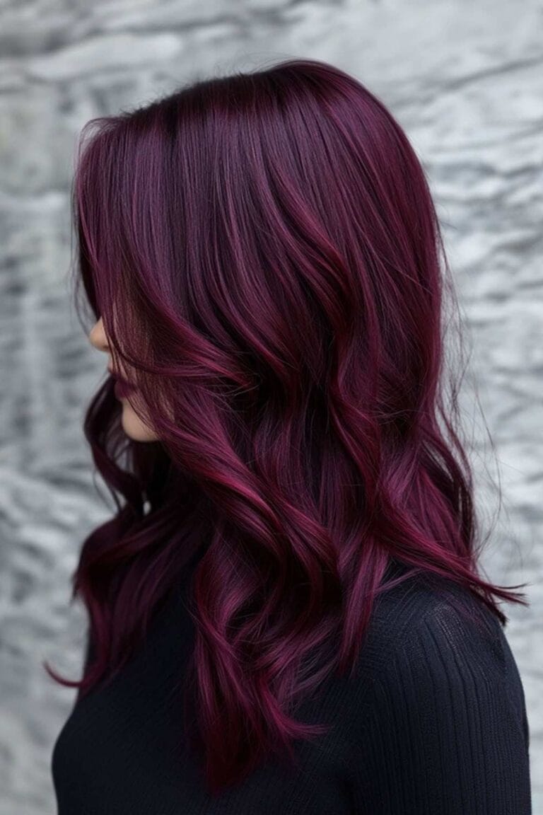 Plum to Wine: Finding Your Perfect Burgundy Hair Shade Deep Burgundy