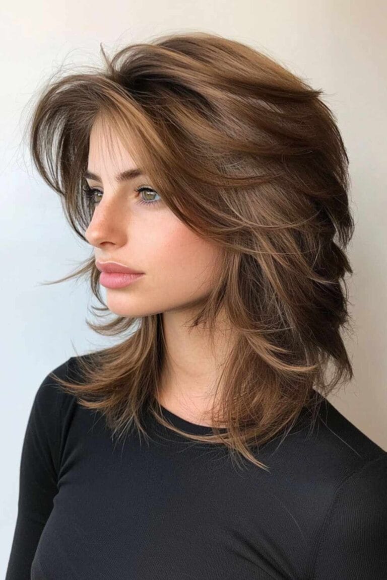 Layered Haircuts That Make You Look Instantly Stylish Feathered Layers 1