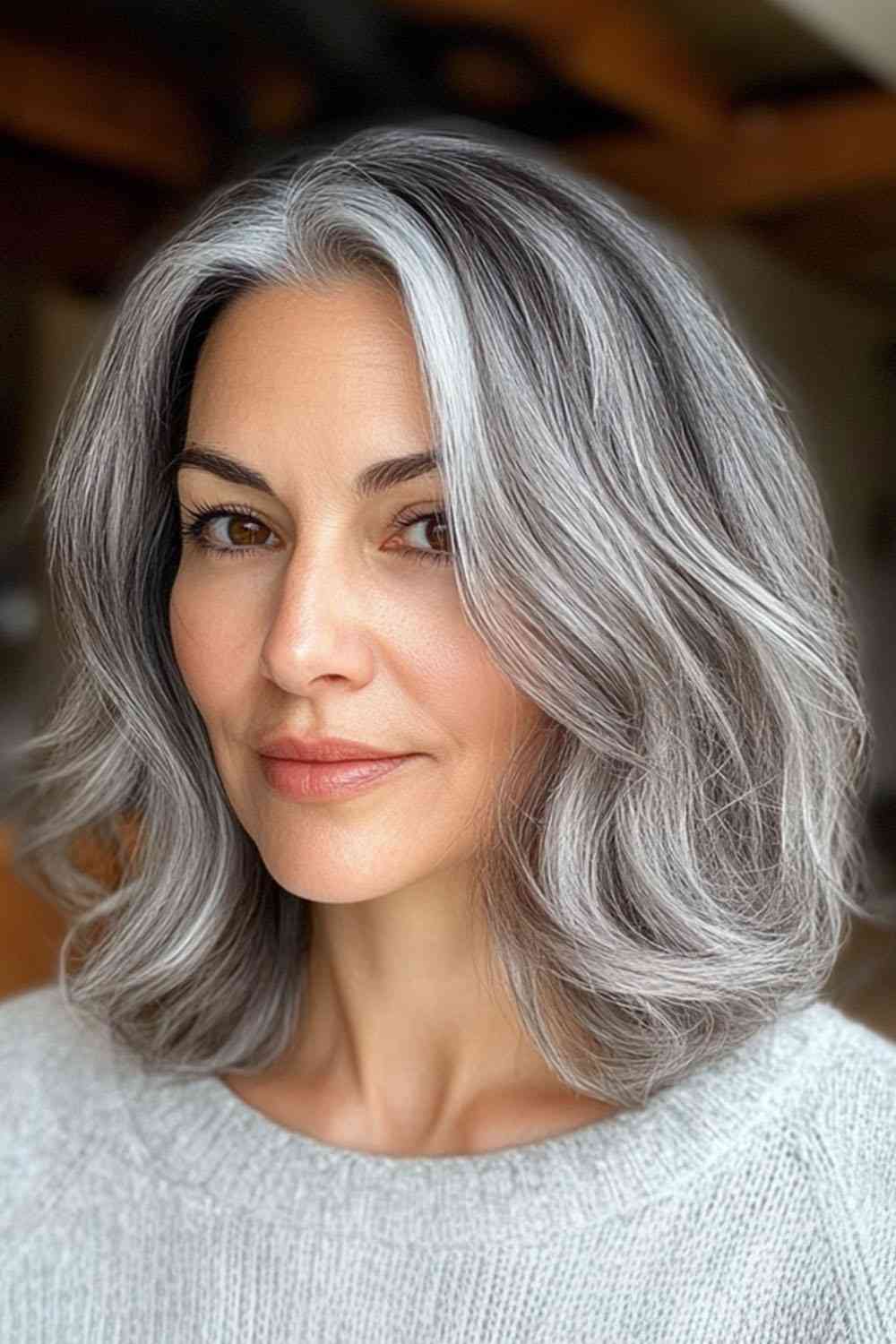 Low-Maintenance Gray Haircuts