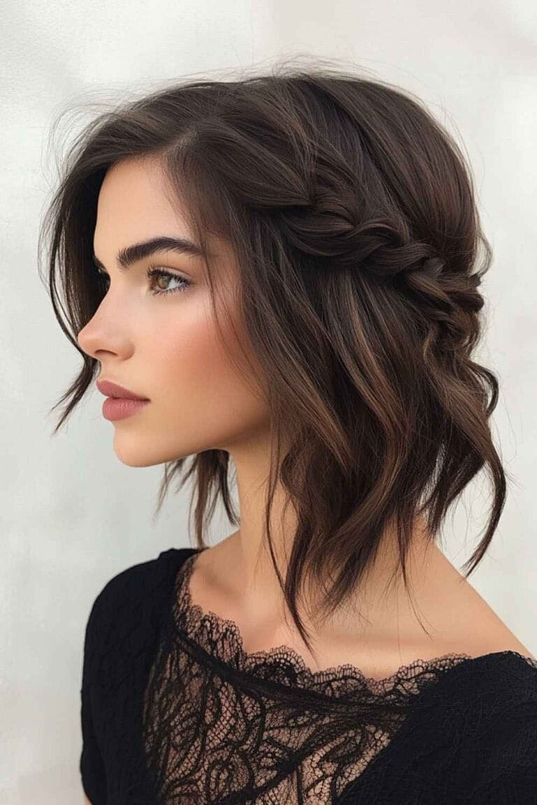 Medium Length Hairstyles That Always Look Good Loose Side Braid