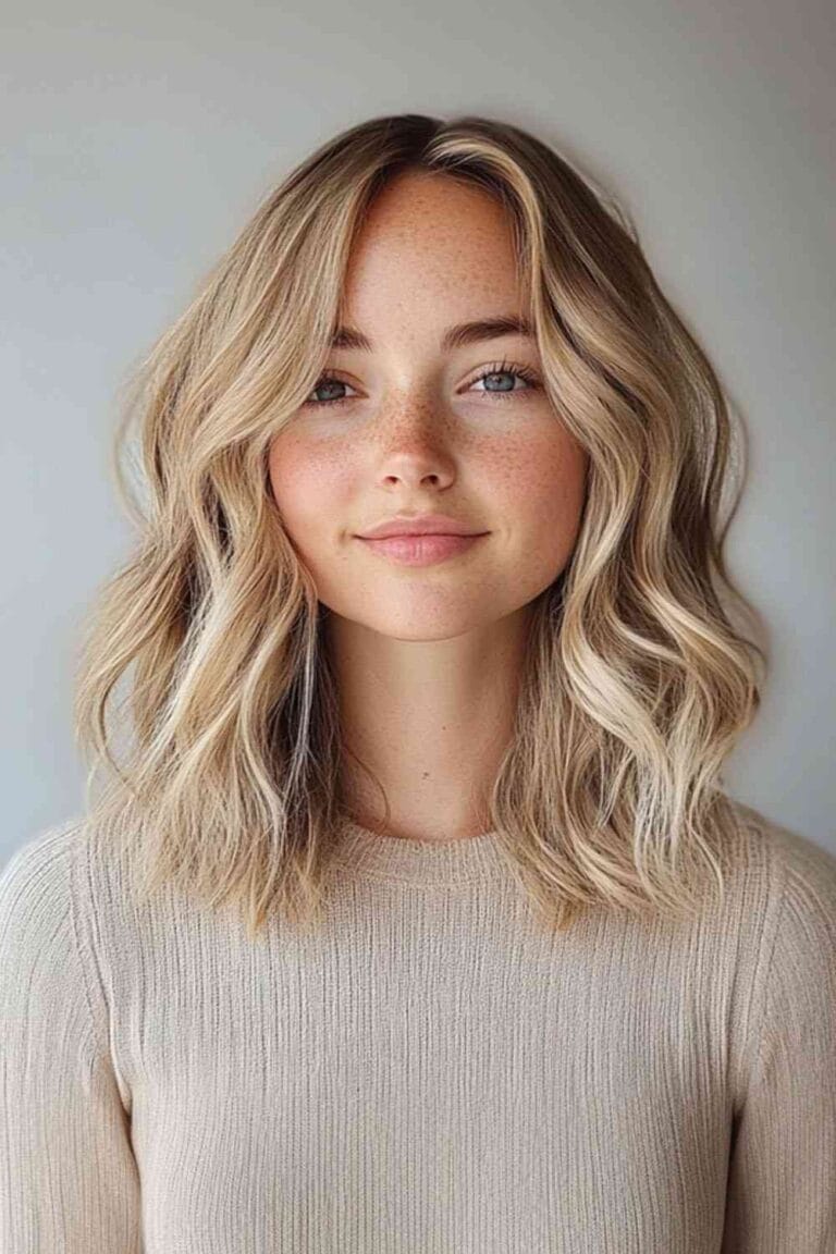 Medium Length Hairstyles That Always Look Good Loose Waves with Sea Salt Spray