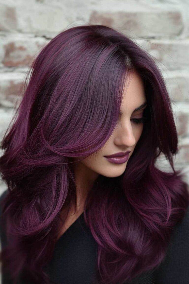 Plum to Wine: Finding Your Perfect Burgundy Hair Shade Plum Burgundy