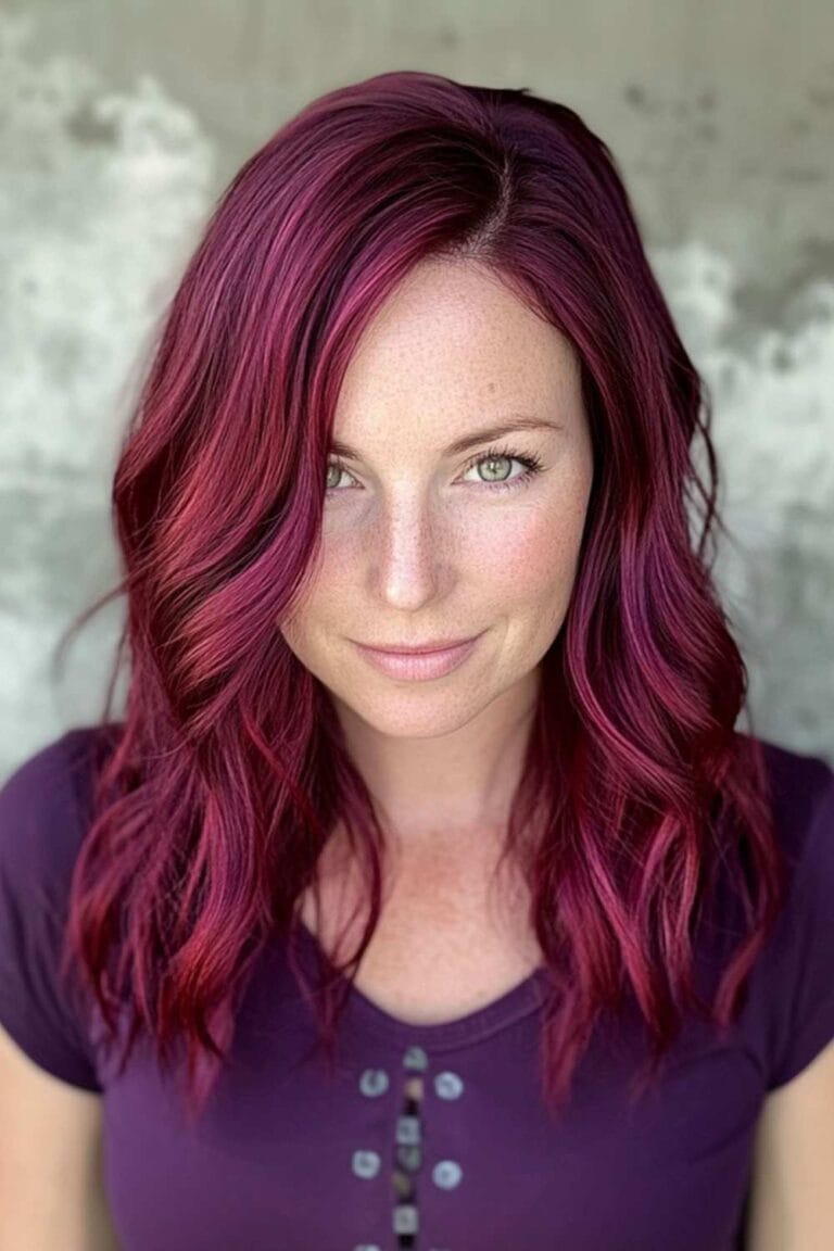 Plum to Wine: Finding Your Perfect Burgundy Hair Shade Sangria