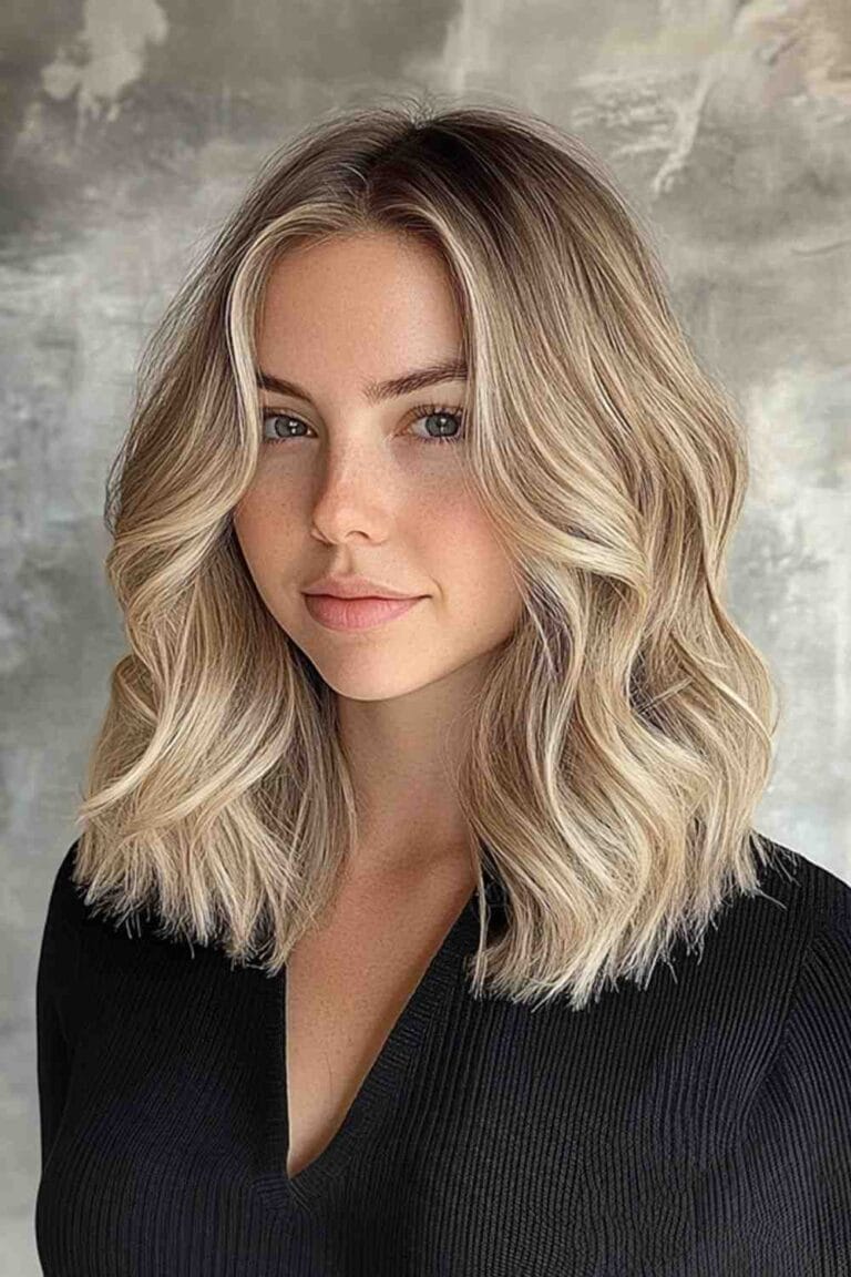 Medium Length Hairstyles That Always Look Good Side Swept Waves
