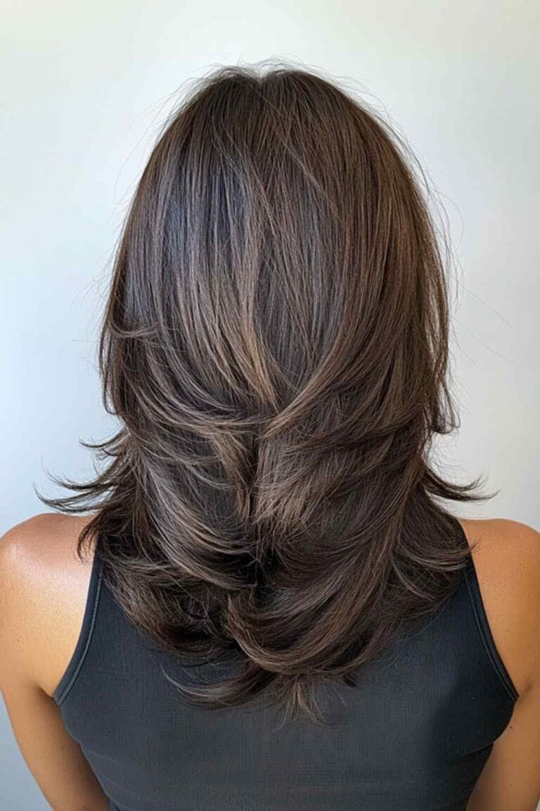 Layered Haircuts That Make You Look Instantly Stylish V Cut Layers haircut 1