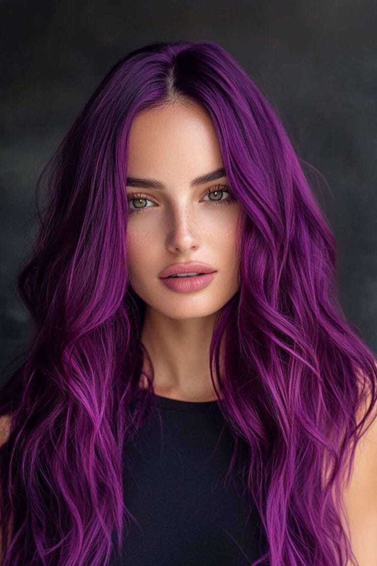 Plum to Wine: Finding Your Perfect Burgundy Hair Shade Velvet Plum