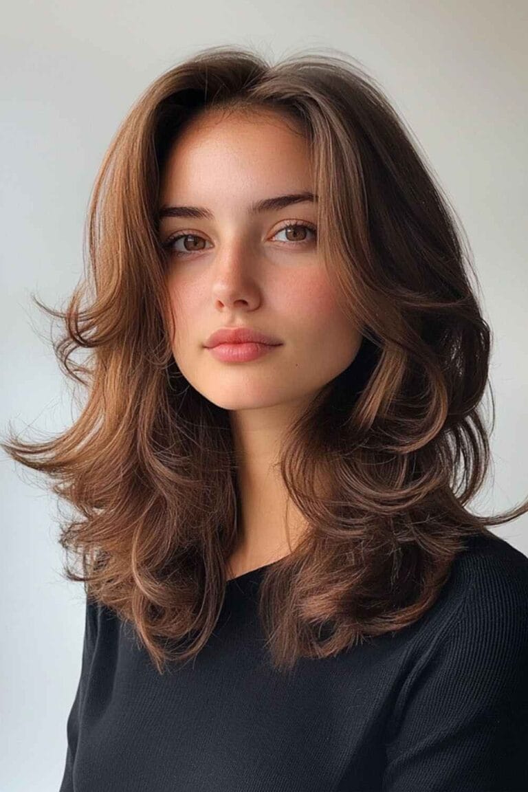 Layered Haircuts That Make You Look Instantly Stylish curtain layering 1