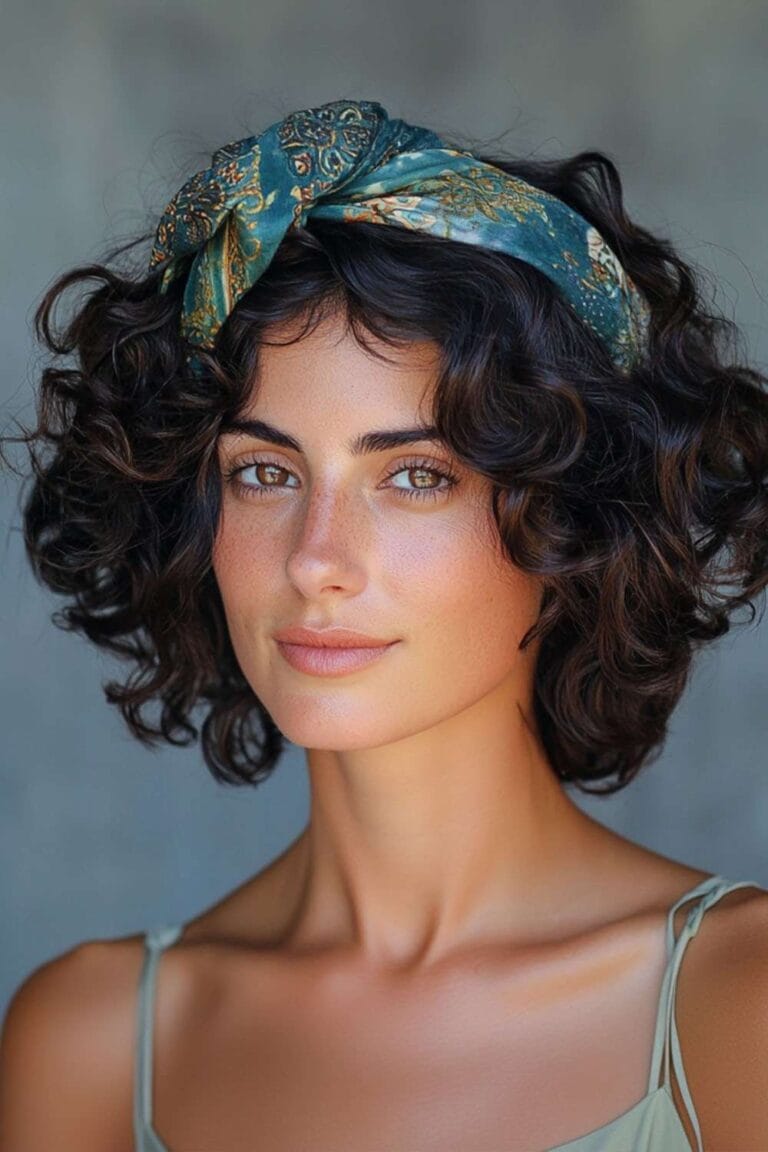Medium Length Hairstyles That Always Look Good scraf
