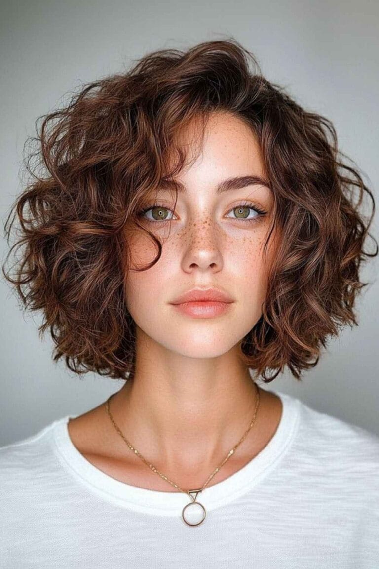 Trending Choppy Haircuts for Every Hair Type Choppy Curly Bob