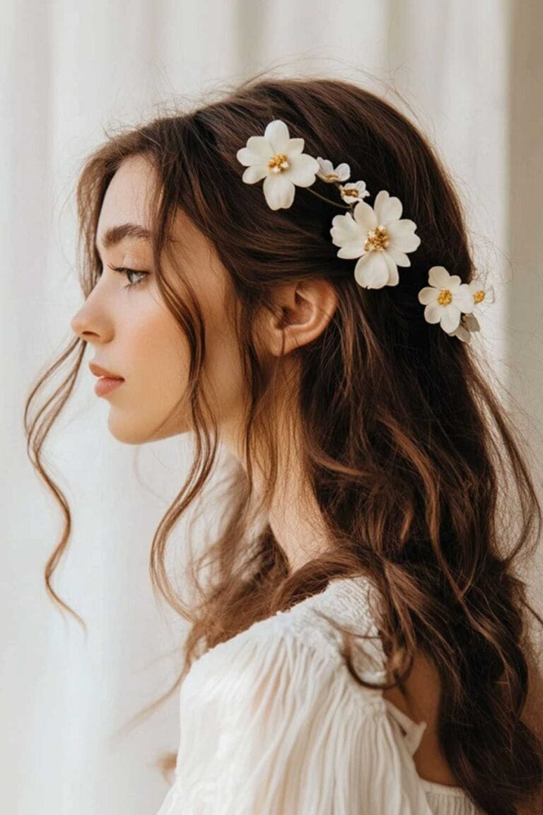 Stylish: Trending Summer Hair Looks for 2025 Flower Claw Clip Summer Hairstyles
