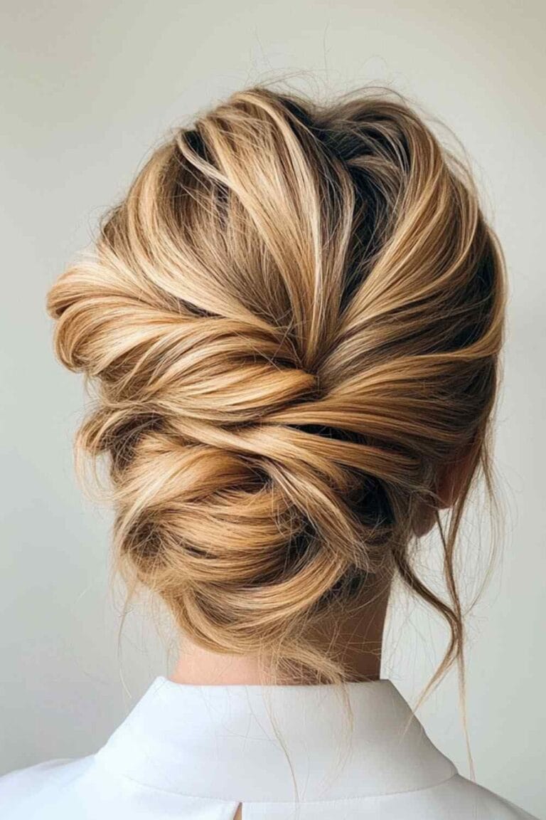 Stylish: Trending Summer Hair Looks for 2025 French Twist with Loose Strands hair