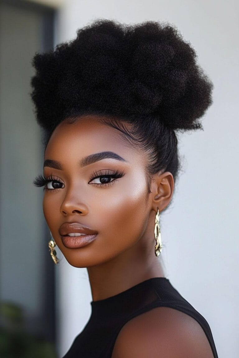 Stylish: Trending Summer Hair Looks for 2025 High Puff for Natural