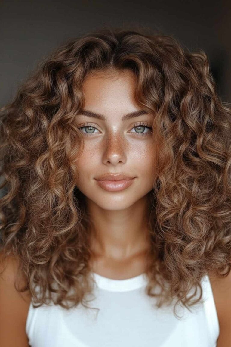 Curly Hairstyles for Effortless Daily Looks Middle Part with Volume looks 1