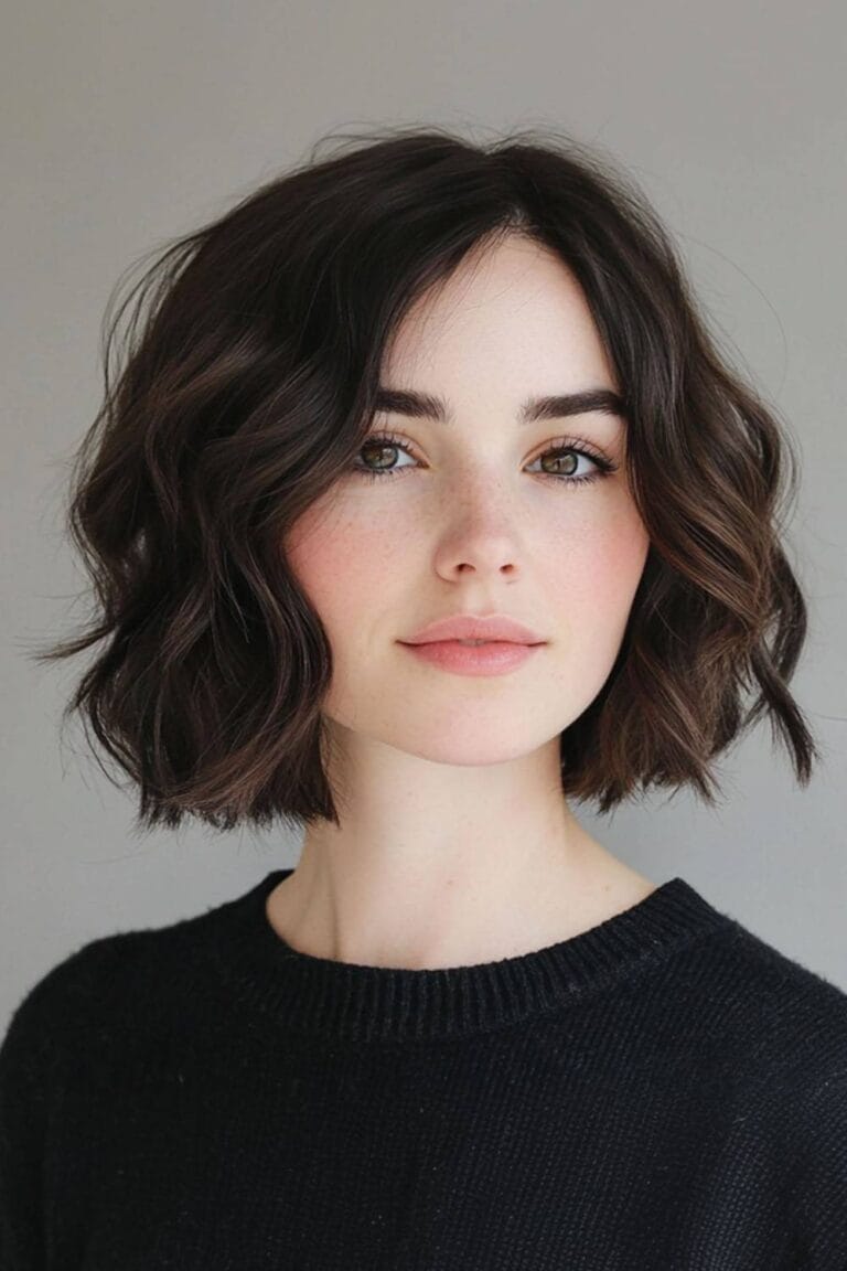 Stylish: Trending Summer Hair Looks for 2025 Wavy Bob Blunt Cut hair
