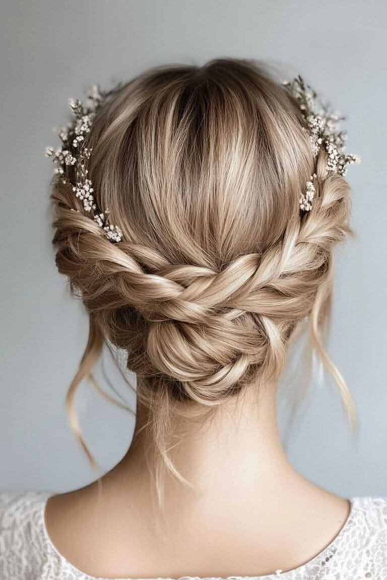 Wavy Hair Ideas for Any Style Vibe Wavy Braided Crown