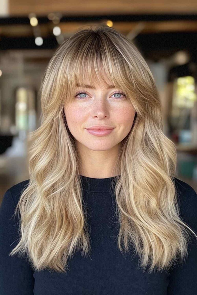 Haircuts for Thick Hair That Look Great and Feel Lighter Wispy Bangs thick