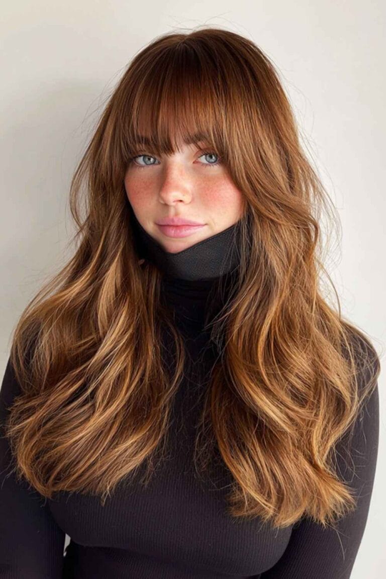 Trendy Hairstyles With Bangs to Try in 2025 Blended Bangs