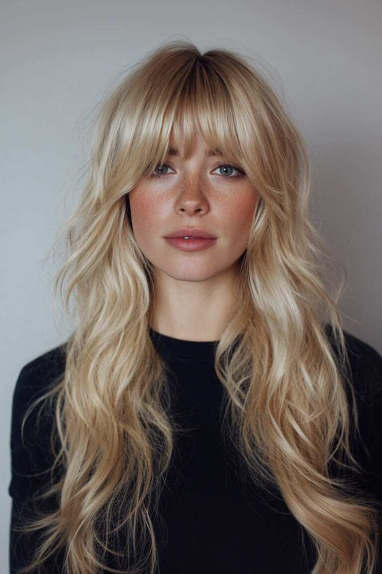 Trendy Hairstyles With Bangs to Try in 2025 Bottleneck Bangs