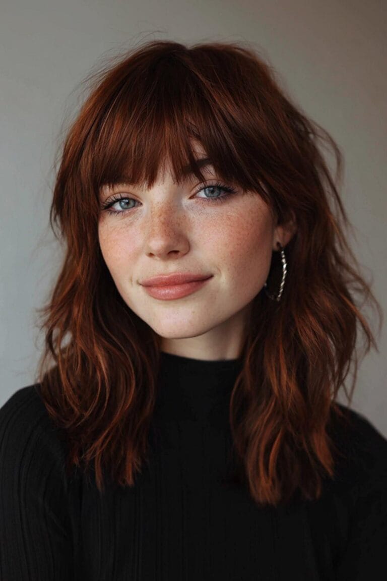 Trendy Hairstyles With Bangs to Try in 2025 Choppy Bangs