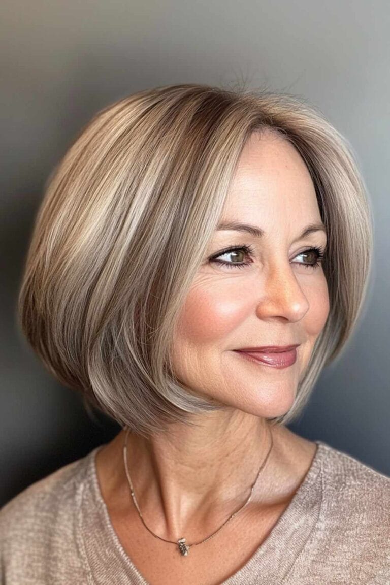 Haircuts for Women Over 50 That Look Amazing Graduated Bob