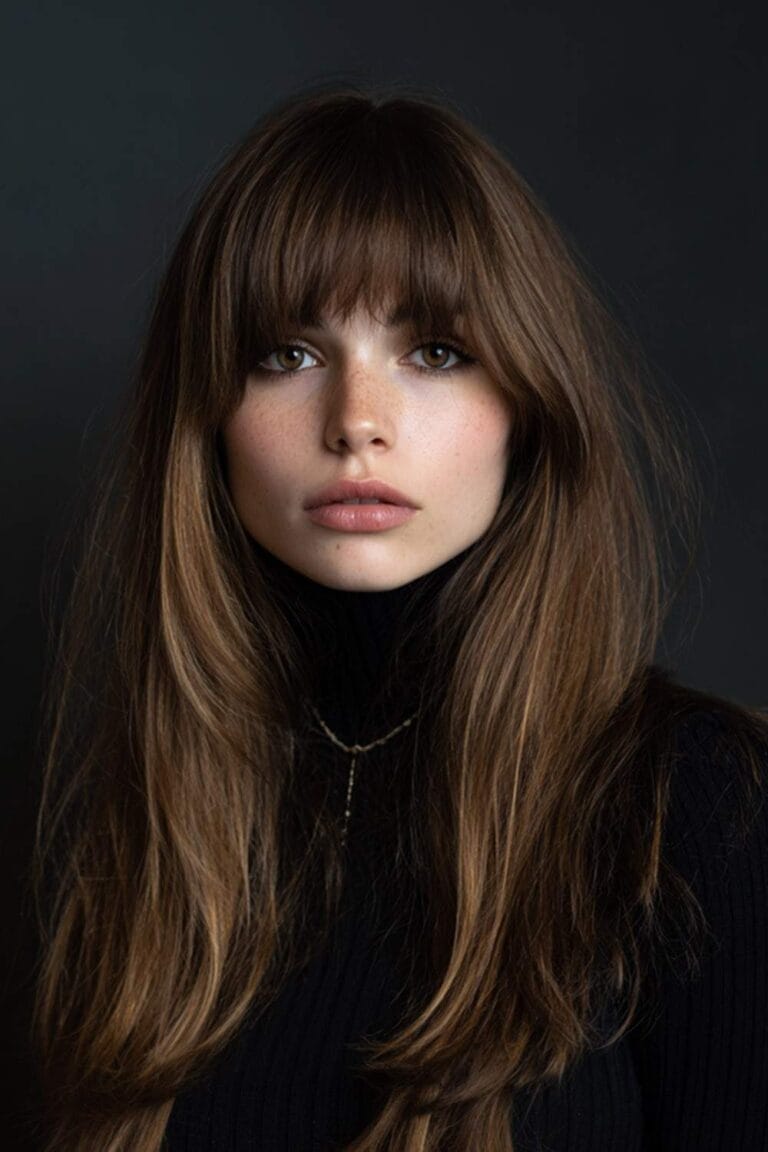Trendy Hairstyles With Bangs to Try in 2025 Long Bangs