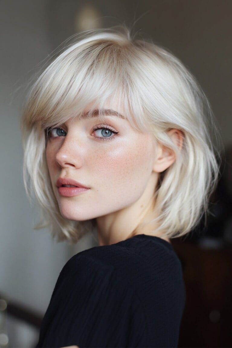 Trendy Hairstyles With Bangs to Try in 2025 Side Swept Bangs