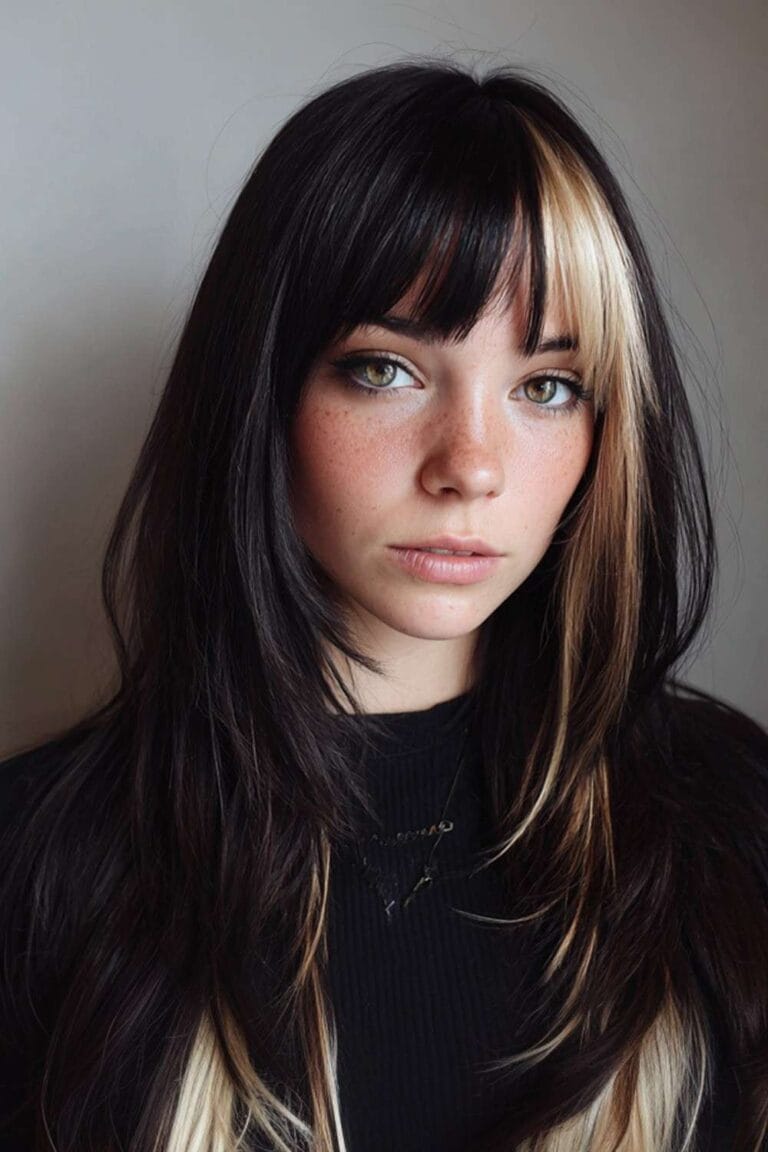 Trendy Hairstyles With Bangs to Try in 2025 Split Bangs