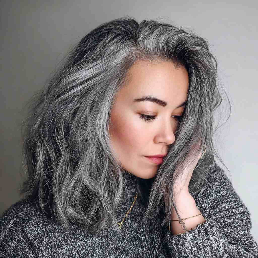 Perfect Hair Color to Hide Gray Hair