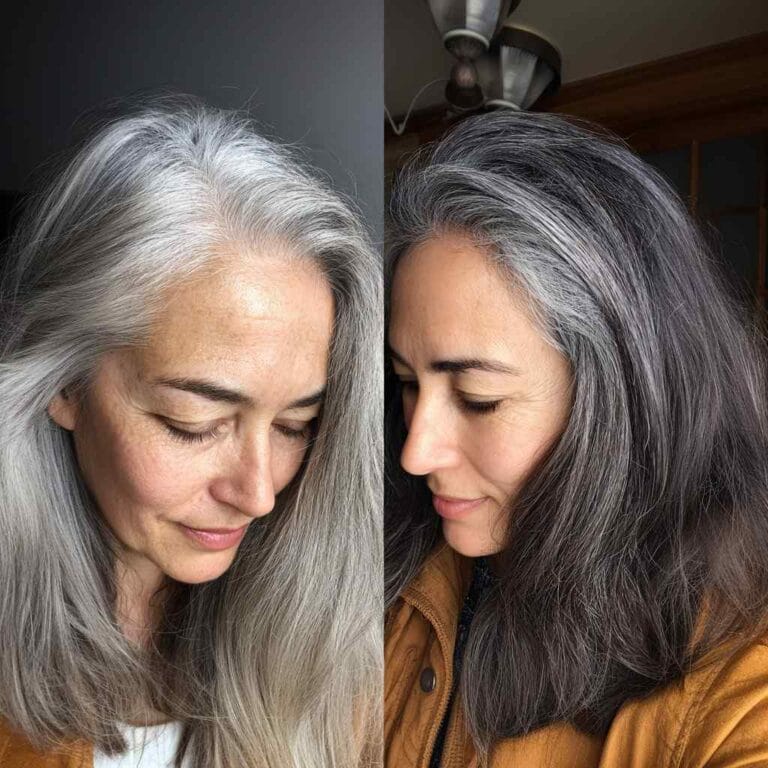 Gray Hair Blending